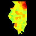 What is the population of illinois?