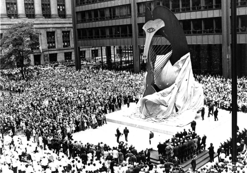 Which famous sculptures were created to commemorate events that happened in what is now known as illinois during its history?